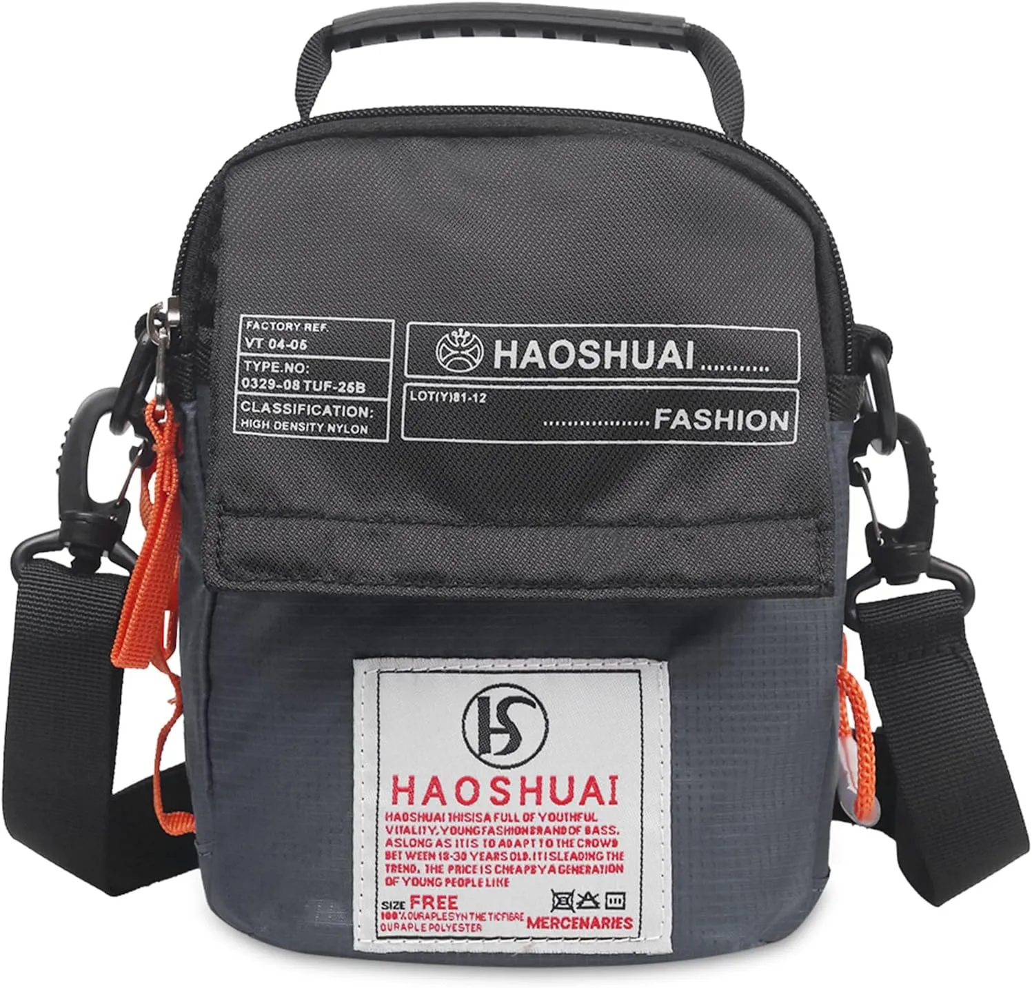 JAKAGO Universal Small Messenger Bag for Outdoor Activities Multi Purpose Cross Body Pouch for Daily Use