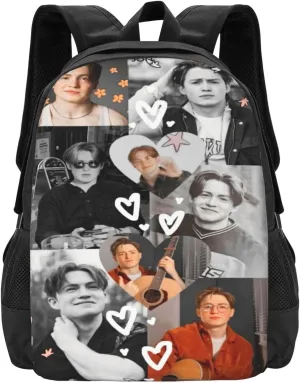 Kit Actors Connor Backpack Laptop Computer Backpacks Travel Bag Double Shoulder Daypack for Work Hiking 15.6 Inch