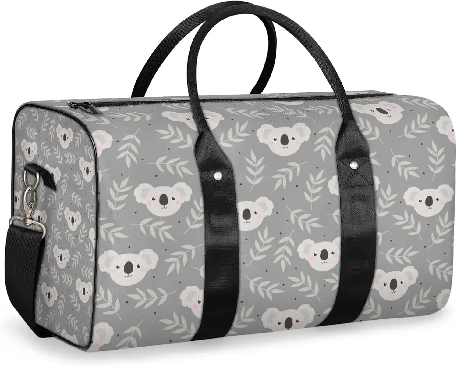 Koala Travel Duffle Bag, Weekender Bags for Women Men, Carry on Overnight Bag Waterproof Gym Bags, Hospital Bag for Labor and Delivery