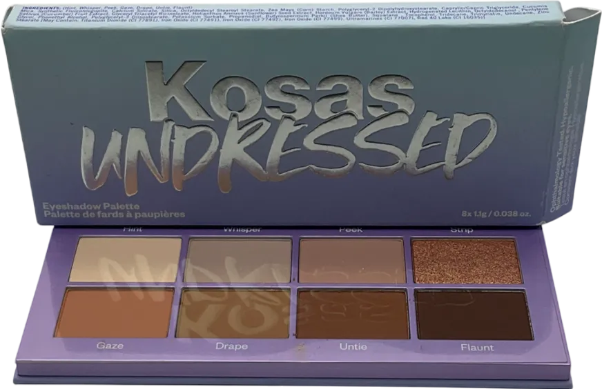 Kosas Undressed Eyeshadow Palette 8x1.1