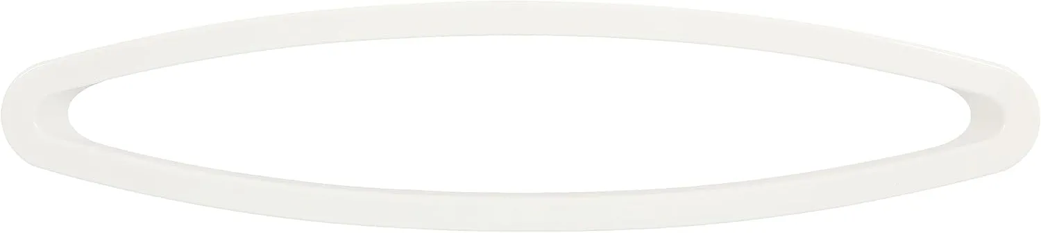 KUAFU Boat Outer Ring Compatible with 2004 & 2007 Sea Ray 225 Weekender TOO Porthole Boat Bow Window Ring White ABS Plastic 21-7/8in(555mm)L x 3-5/8in(93mm)W