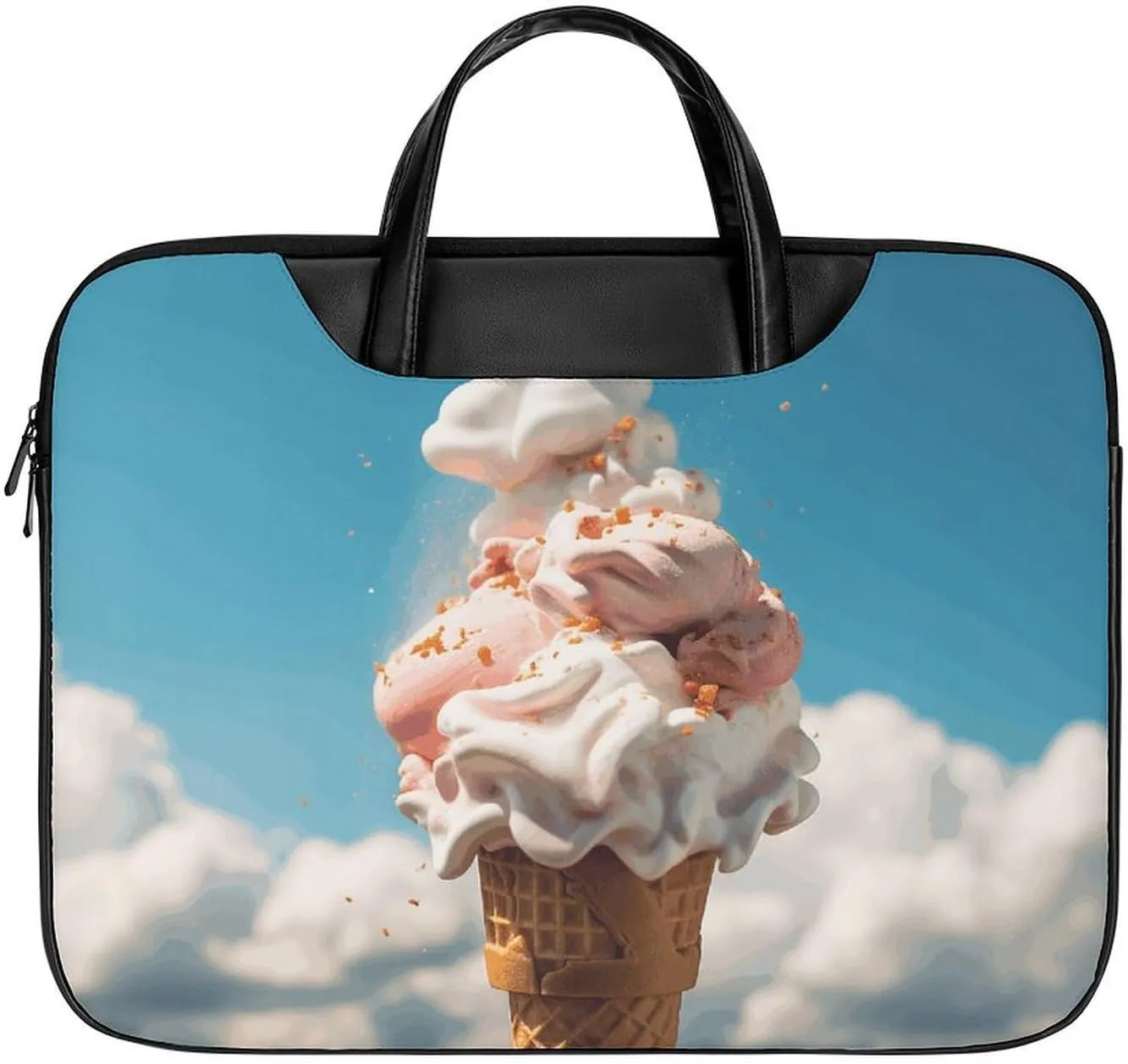 Laptop Shoulder Bag 16.5 Inch Laptop Bag Llama And Alpaca Computer Bag Messenger Bag for Men Women