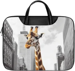 Laptop Shoulder Bag 16.5 Inch Laptop Bag Llama And Alpaca Computer Bag Messenger Bag for Men Women