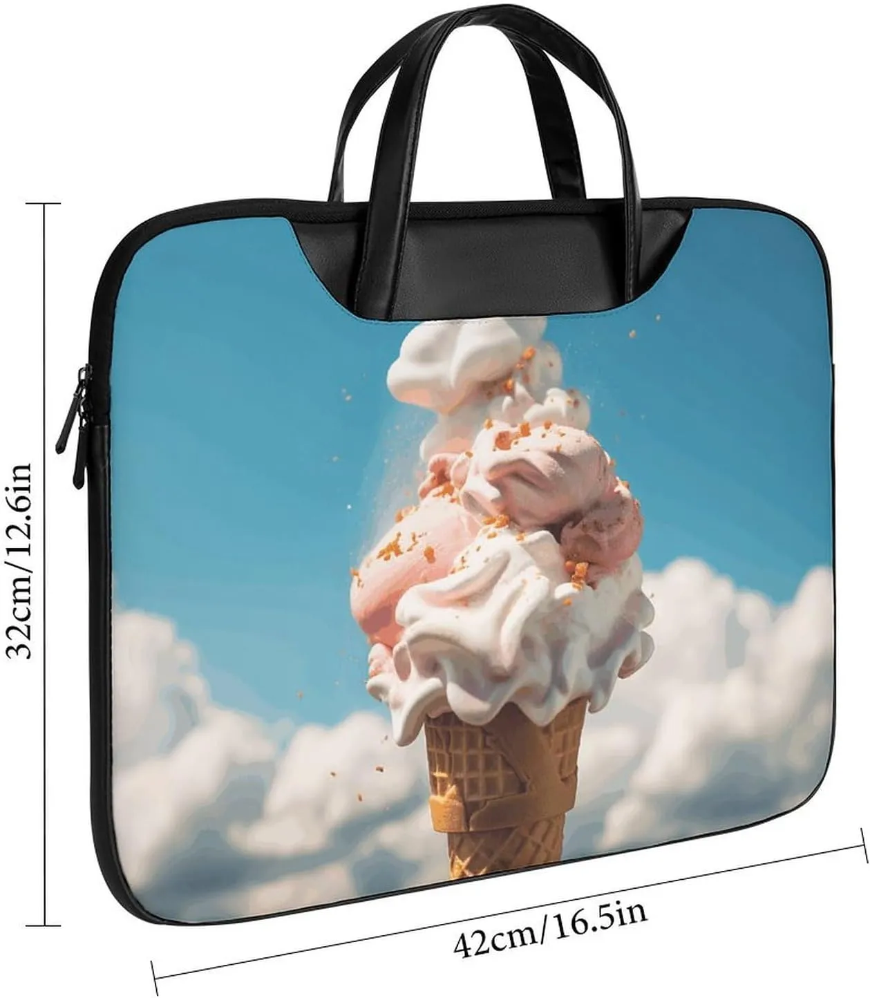 Laptop Shoulder Bag 16.5 Inch Laptop Bag Llama And Alpaca Computer Bag Messenger Bag for Men Women