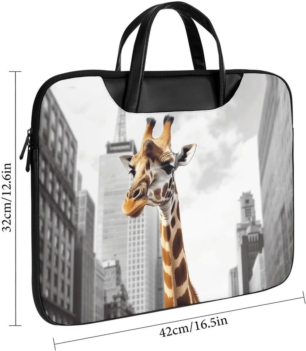 Laptop Shoulder Bag 16.5 Inch Laptop Bag Llama And Alpaca Computer Bag Messenger Bag for Men Women
