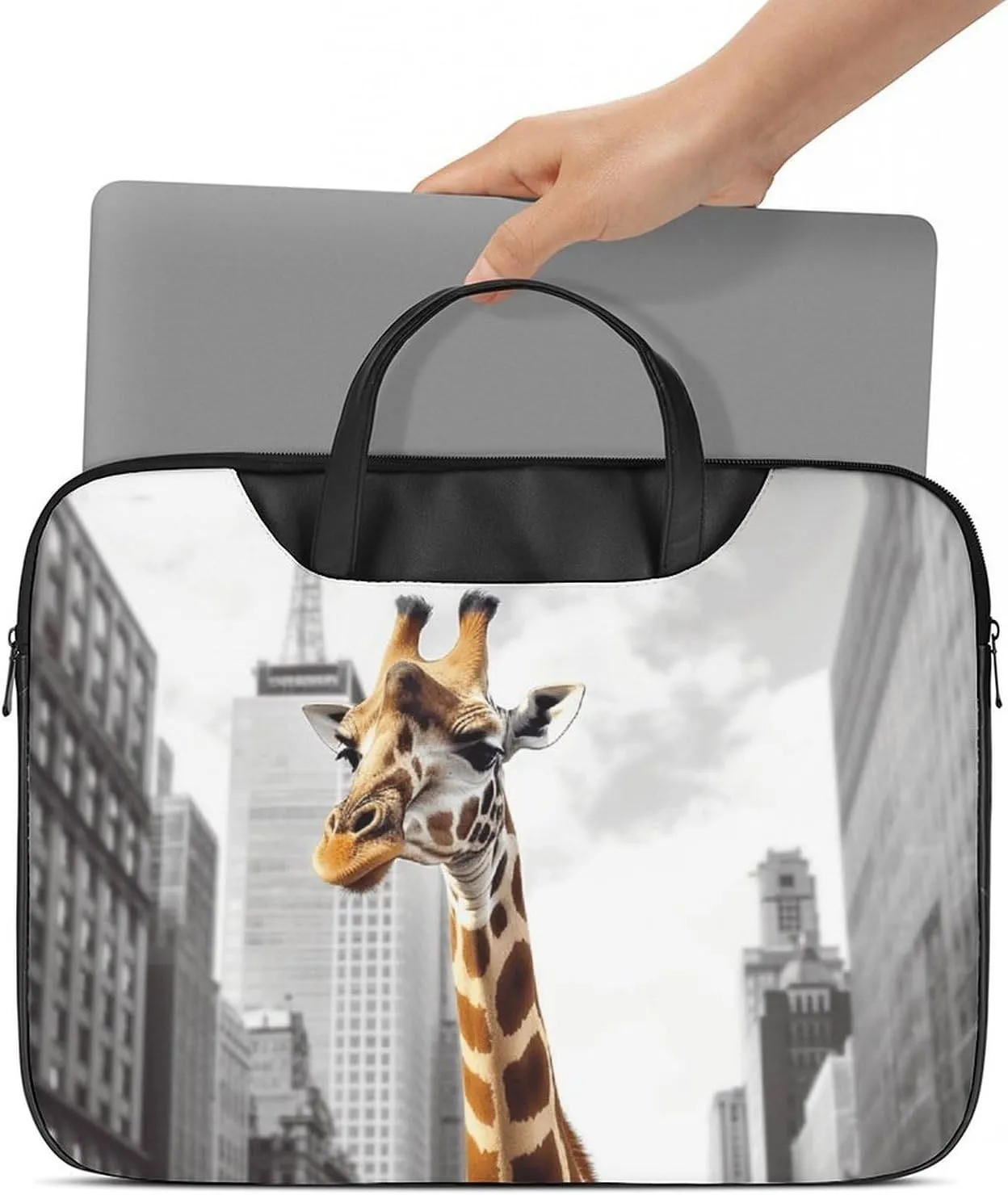 Laptop Shoulder Bag 16.5 Inch Laptop Bag Llama And Alpaca Computer Bag Messenger Bag for Men Women