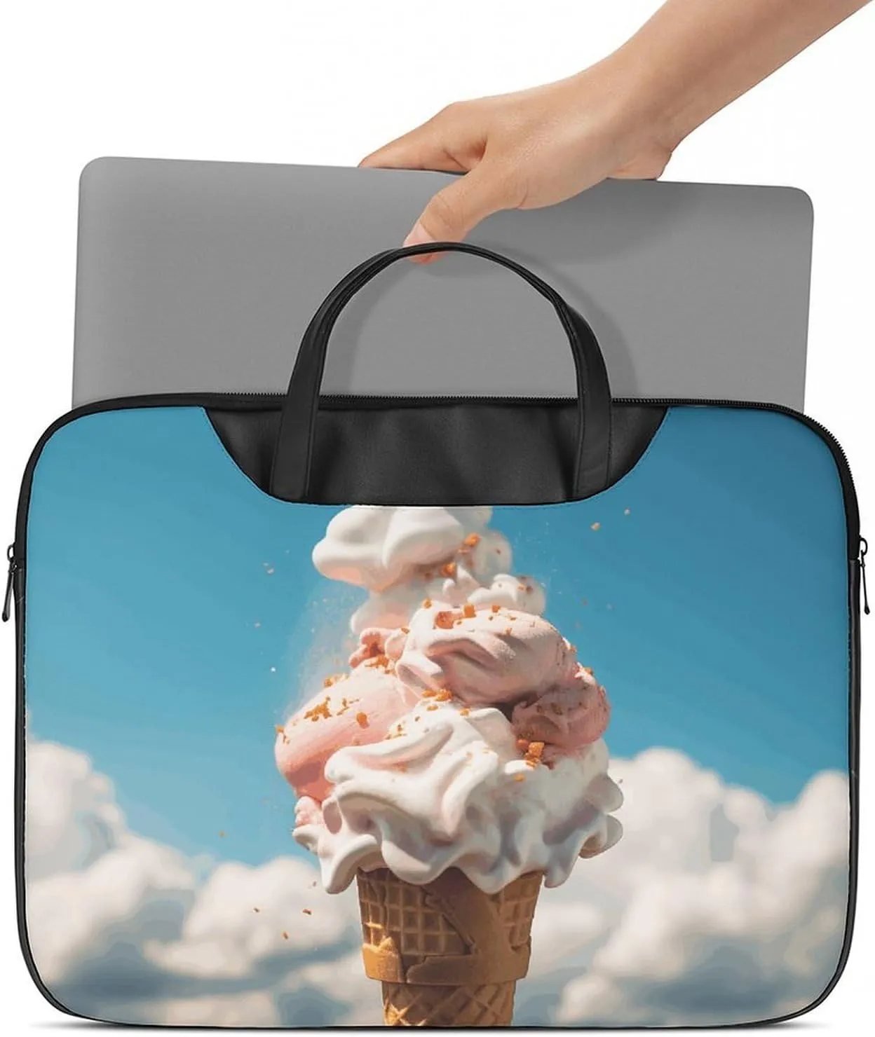 Laptop Shoulder Bag 16.5 Inch Laptop Bag Llama And Alpaca Computer Bag Messenger Bag for Men Women