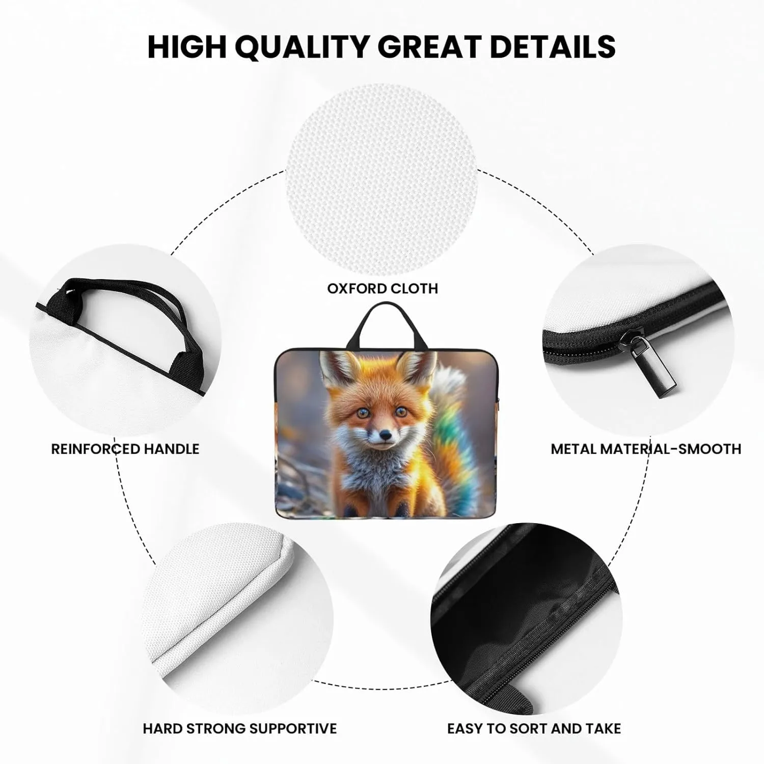 Laptop Shoulder Bag Messenger Bag Cute otter Laptop Bag Computer Bag for Men Women