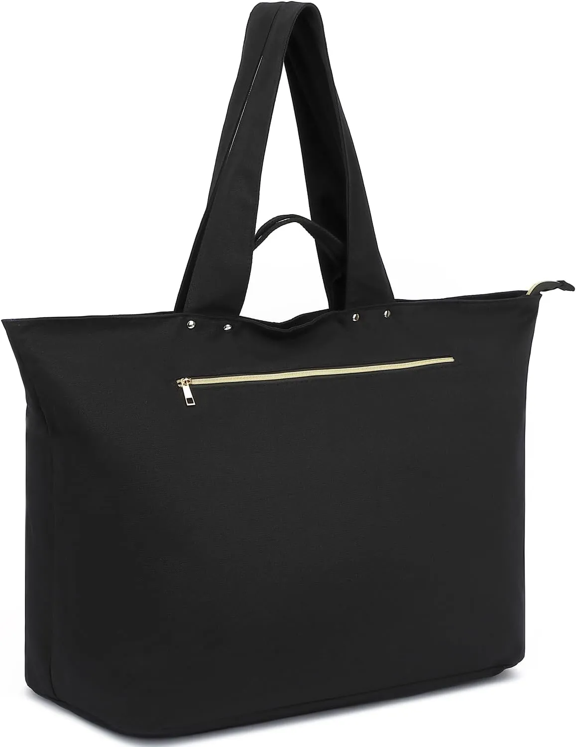 Large Beach Bag for Women, Waterproof Travel Tote Bag with Lunch/Wet Pocket for Weekender, Sandproof, Zipper Closure