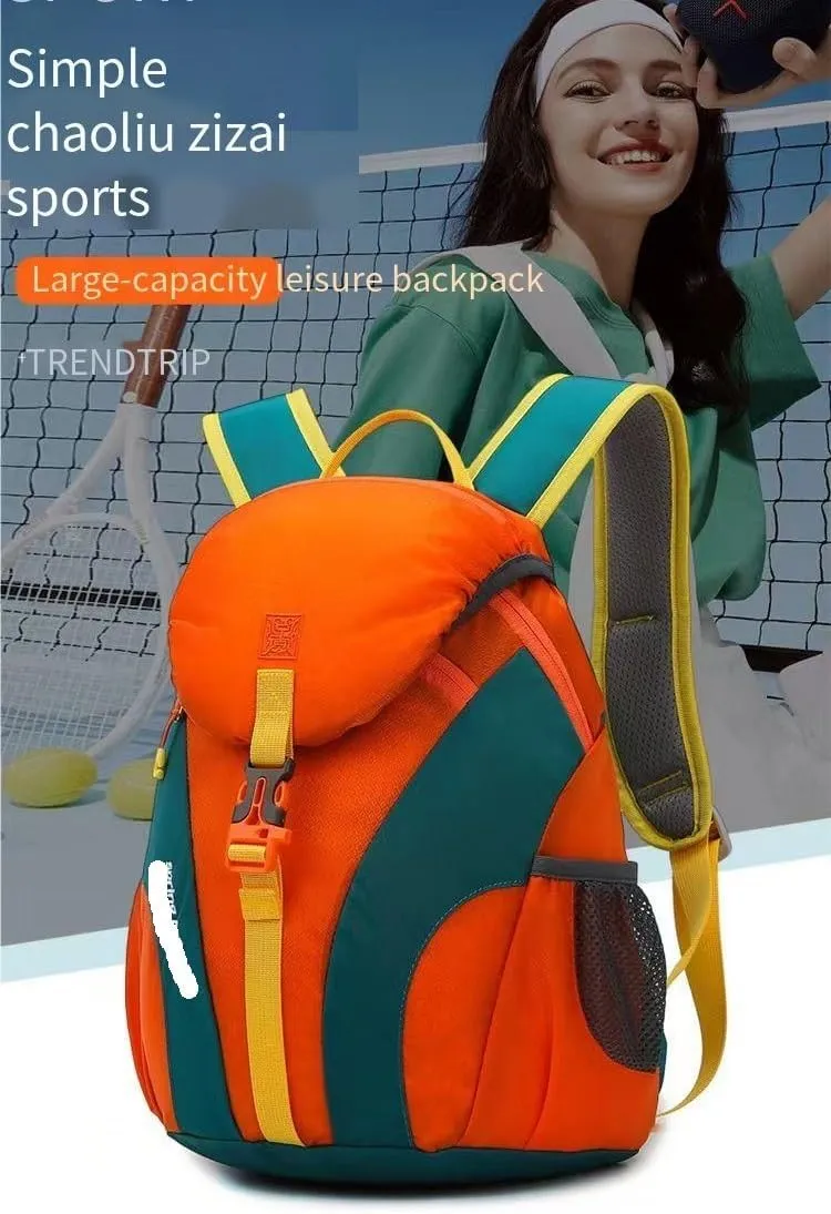 Large Capacity Waterproof Shoulder Bag for Couples - Ideal for Cycling, Hiking, and Travel(Light Blue)