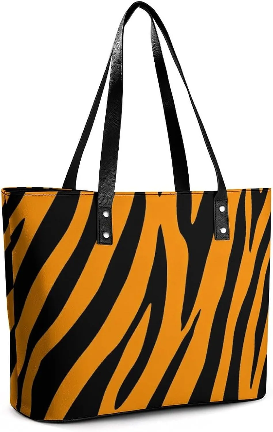 Large Leather Tote Bag Travel Work Daily Essentials Handbag For Women Men