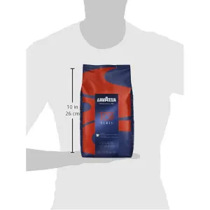 Lavazza Top Class Whole Bean Coffee Blend, Medium Espresso Roast, 2.2 Pound, 6 Count (Pack of 2)
