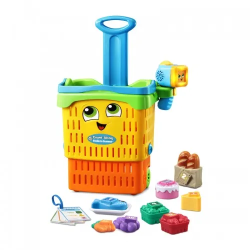 LeapFrog Count-along Basket and Scanner | 2 In 1 Shopping Trolley