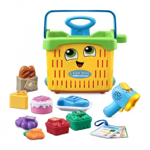 LeapFrog Count-along Basket and Scanner | 2 In 1 Shopping Trolley