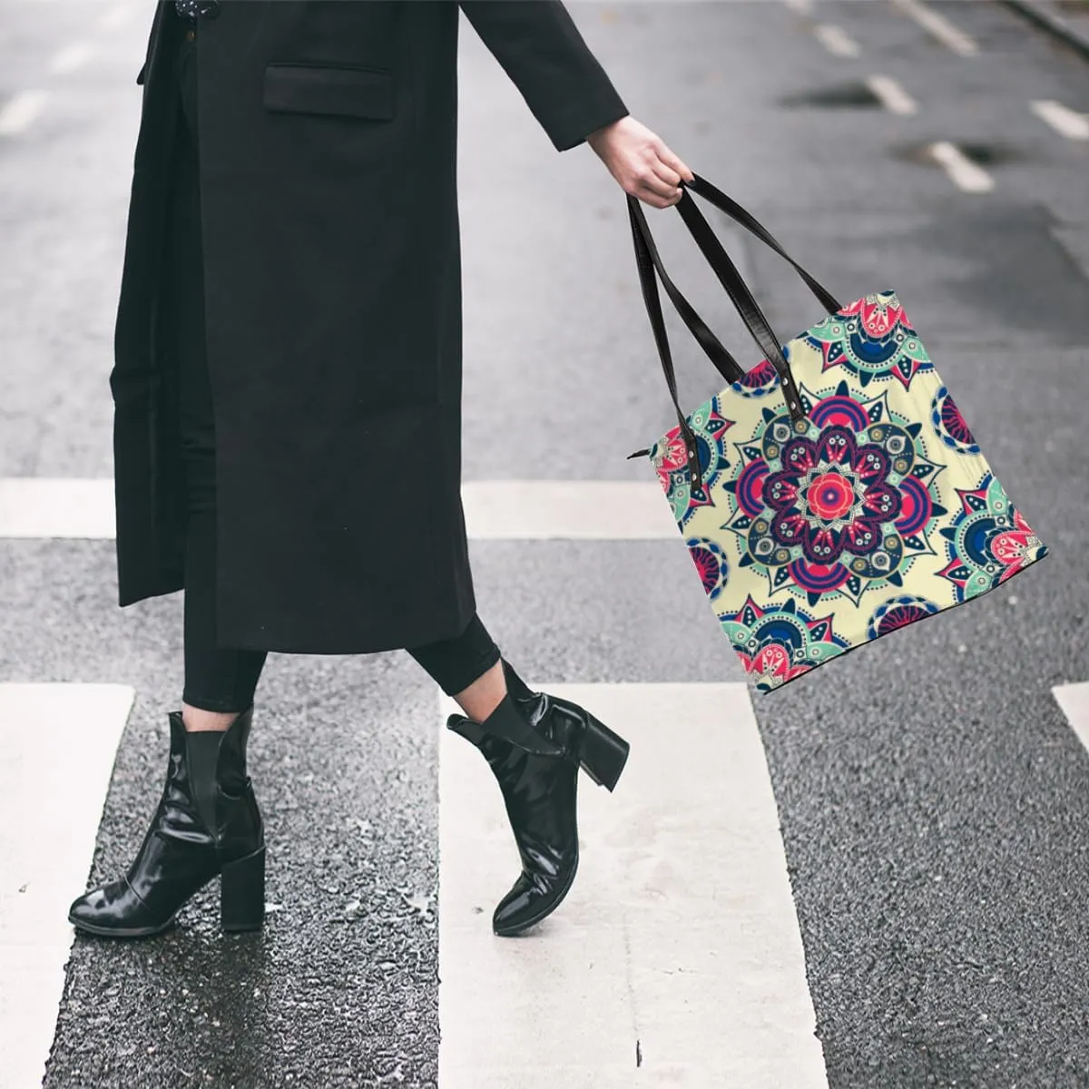 Leather Tote Bag for Women Fashion Shoulder Bag Purses and Handbags Large Capacity Satchel Bags for Work Travel