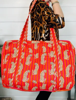 Leopard Overnight Bag