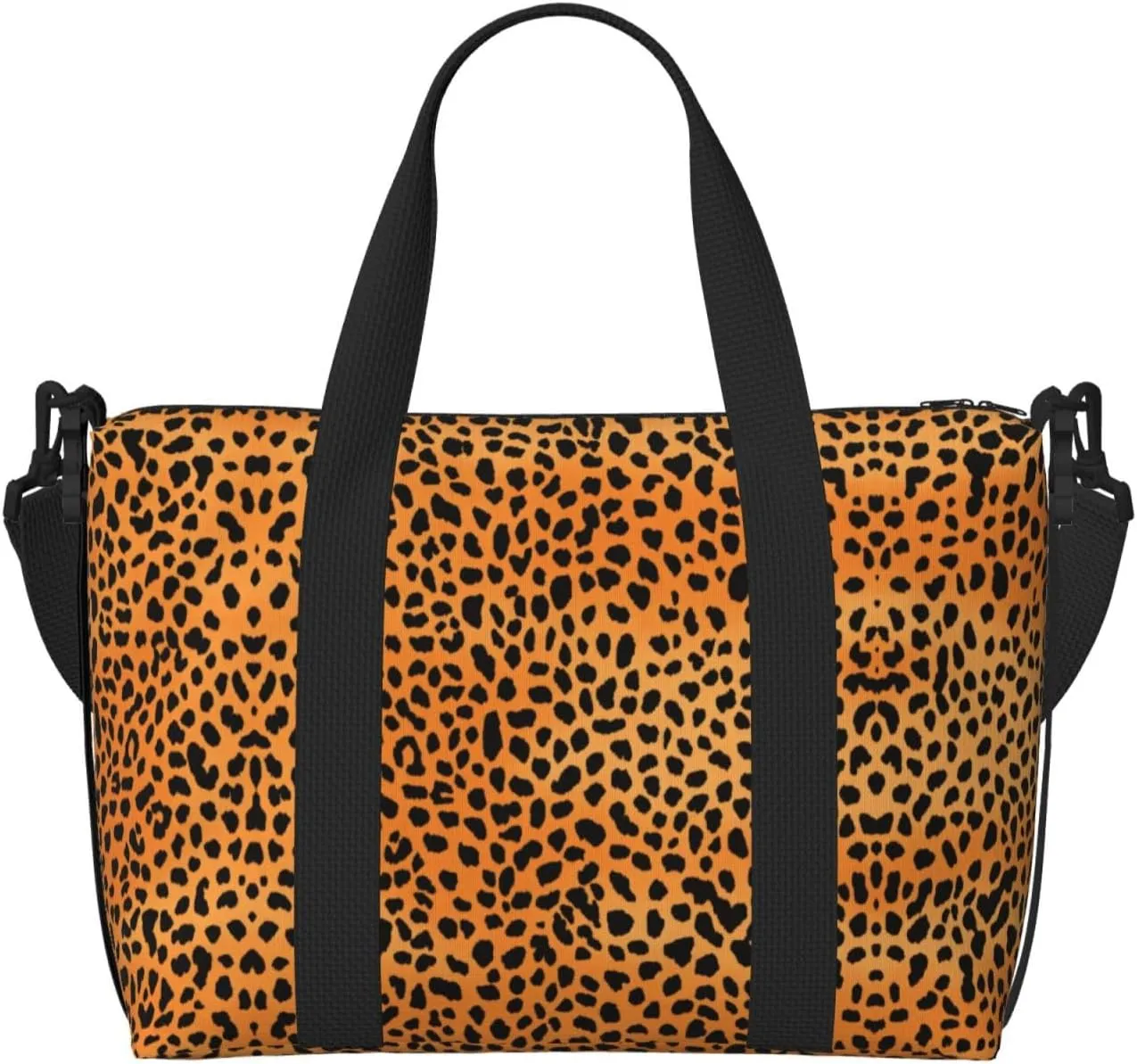Leopard Print Print Versatile Gym Sports Bag,Companion For Your Journeys And Fitness Routines