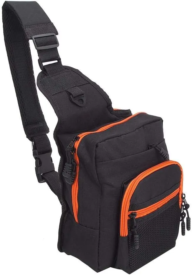 Life Multi-Functional Fishing Bag, Outdoor Fishing Tackle Storage Pack Crossbody Bag Outdoor Sports for Hiking Travel