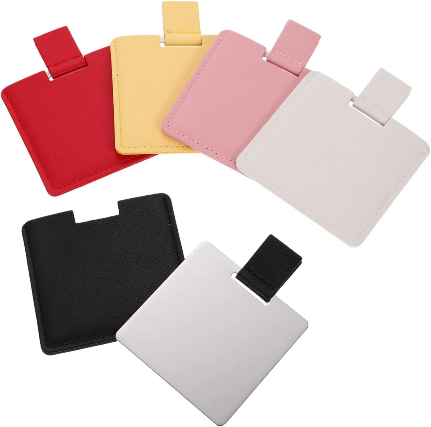 LIFKOME Elegant 5 Pack Mini Handbag Mirrors Portable Travel Makeup Mirror Set and Lightweight