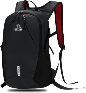 Lightweight sport Backpack for Hiking Daypack， Running，motorcycle, bike or scooter riders, a perfect commuter essential (Obsidian Black)