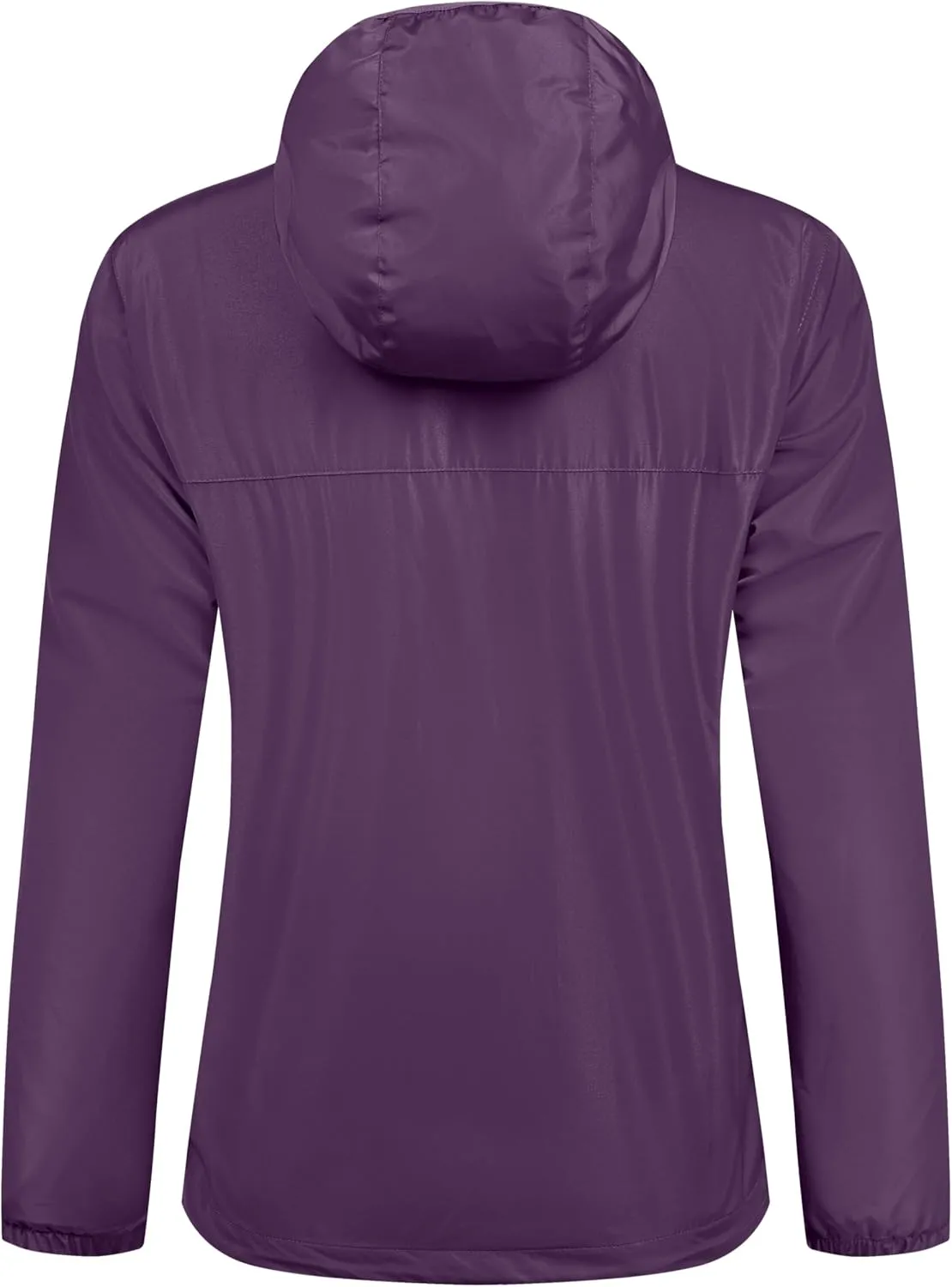 Little Donkey Andy Womens Windbreaker Jacket with Hood, Water Repellent Light Jacket for Women Wrinkle Reduction