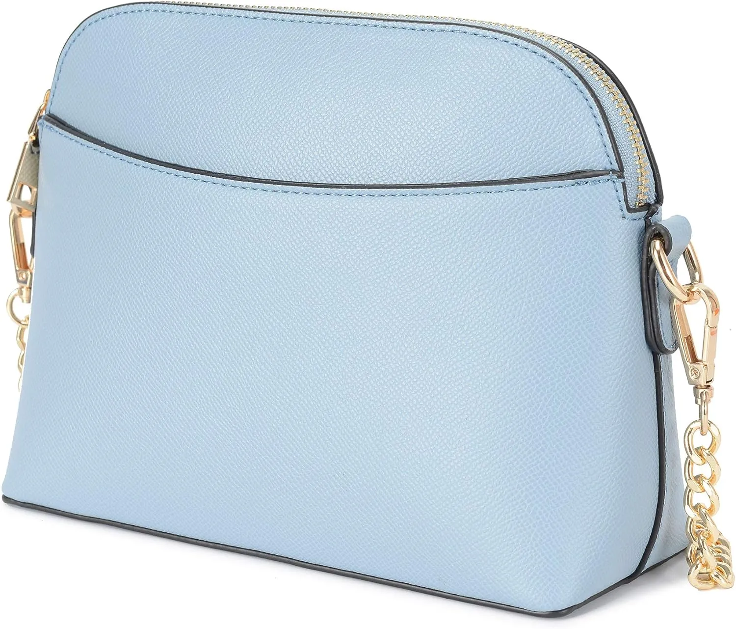 lola mae Dome Satchel Crossbody Bag for Women, Lightweight Multi Pockets Messenger Shoulder Purse Top Zipper