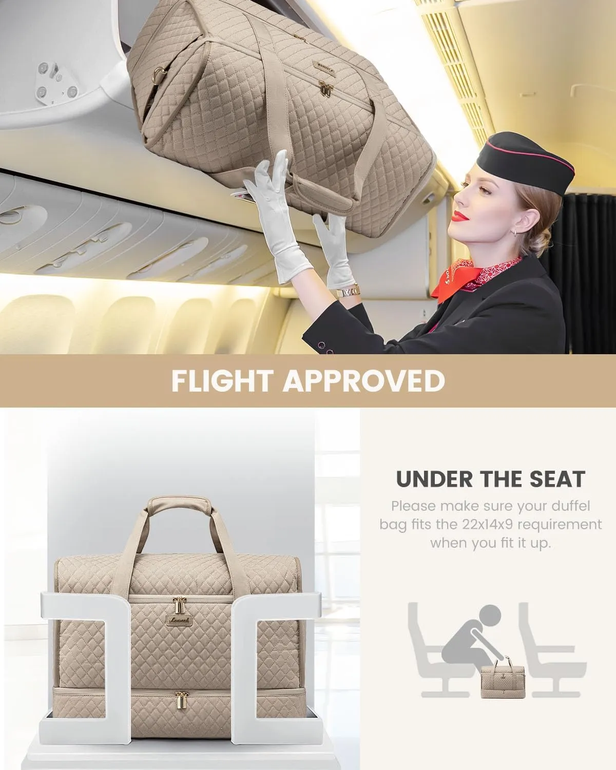 LOVEVOOK Large Travel Duffle Bag, Weekender Bags for Women With Shoe Compartment, Overnight Hospital Bag For Women Labor Delivery, Carry on Bag Personal Item Travel Bag, Yoga Gym Duffel Bag