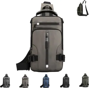 Luckyabow Waterproof Crossbody Bag, Multipurpose Waterproof Crossbody Bag, Small Sling Backpack