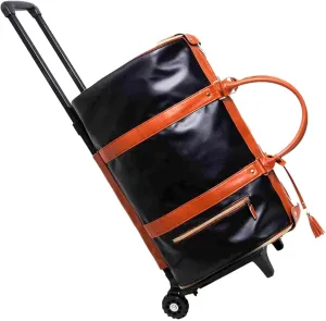 Luxemega Bag, Luxemega Travel Bag, Jenni Bag, Jennibag, Jenni Bag Travel Bag with Wheels (Black-With wheels)
