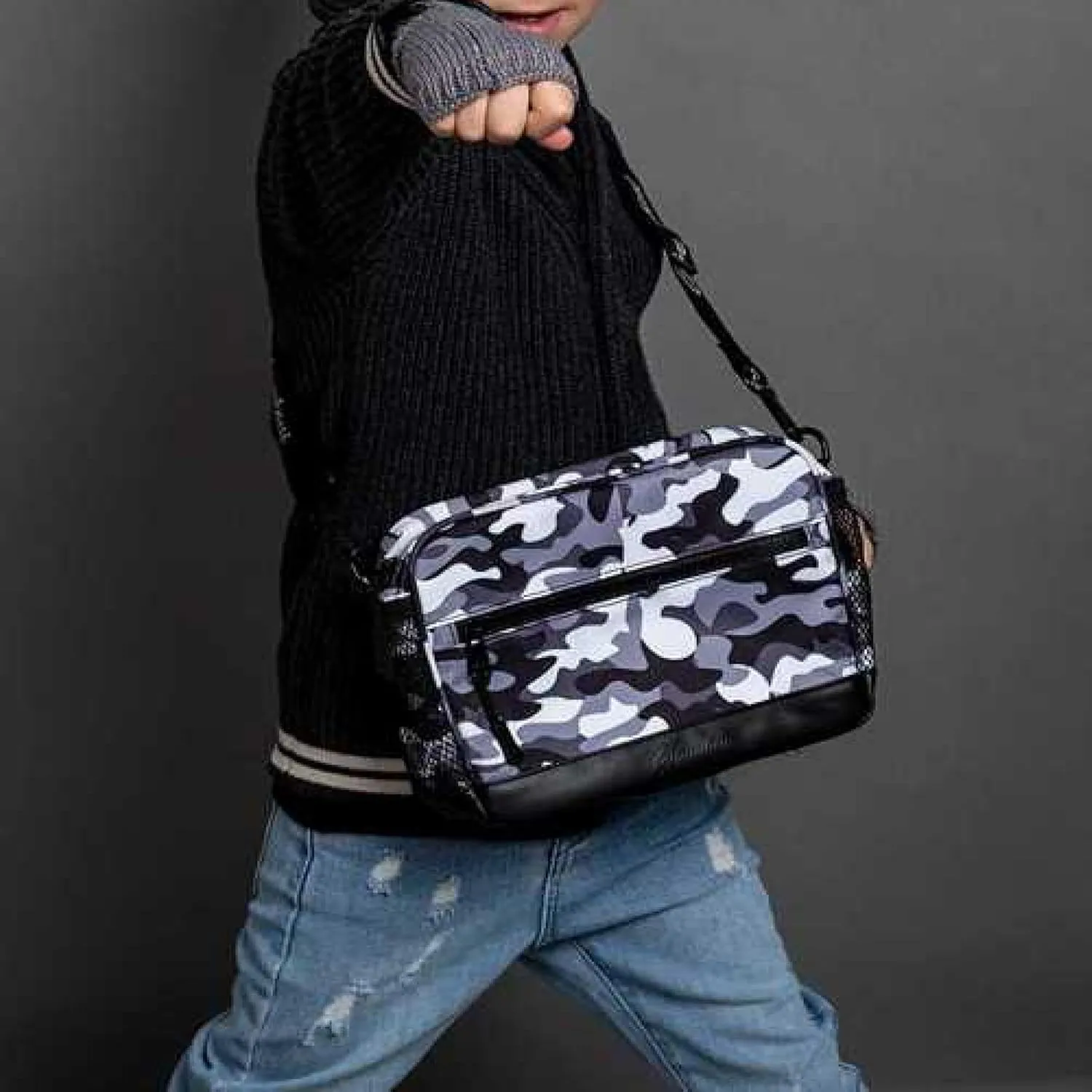 Maggie Crossbody Bag for Teen Girls - Insulated Compartment Messenger Bag with Adjustable Strap & Multiple Pockets,