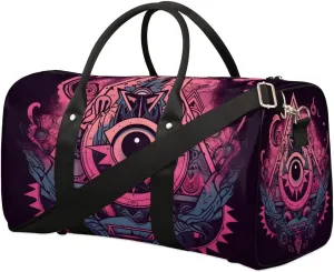 Magic Eyes Travel Duffel Bag for Women Men Waterproof Foldable Overnight Weekender Bag Large Capacity Sports Gym Bag