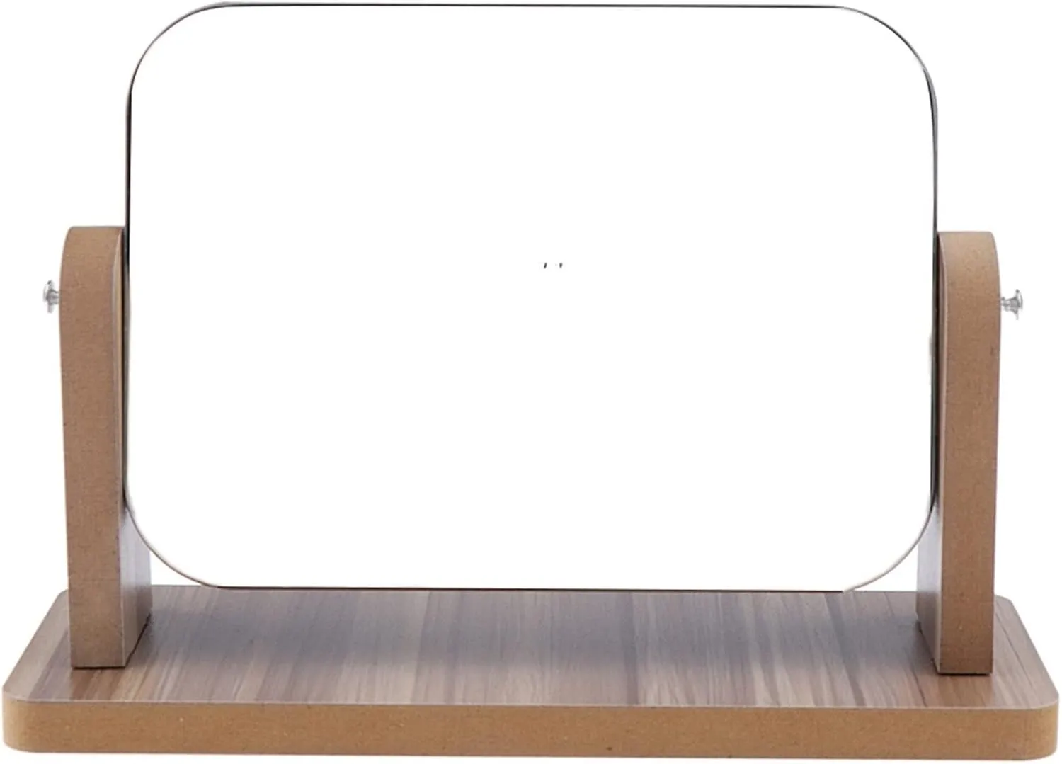 Make up Mirror Adjustable 360-Degree Swivel Bathroom Makeup Mirror Travel Square Mirrors Mirror(A)