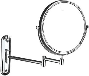 Makeup Mirror Vanity Mirror Bathroom Vanity Mirror,All Copper Wall-Mounted Beauty Mirror Makeup Mirror Folding Telescopic Magnification Double-Sided Cosmetic Mirror (Size : Long Ba (One Color Long b