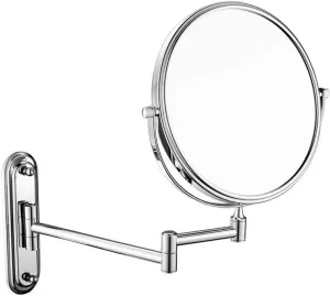 Makeup Mirror Vanity Mirror Bathroom Wall Mounted with Magnification Double-Sided Magnifying 360° Free Rotating Extendable Cosmetic Mirror (Color : 3X) (7X)