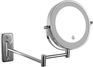 Makeup Mirror Vanity Mirror Vanity Mirrors,Wall-Mounted Charging LED Makeup Mirror 7-inch Folding Bathroom Double-Sided Mirror for Dressing Tables Bedroom Cosmetic Mirror