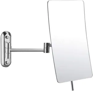 Makeup Mirrors Wall Mounted Cosmetic Mirror, Shaving Mirror, Stainless Steel/Wall-Mounted/Swivel/Retractable