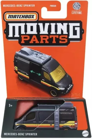 Matchbox Moving Parts Mercedes-Benz Sprinter Van 1:64 Die-Cast Toy Car