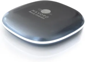 Mavoro LED Lighted Travel Makeup Mirror, Rechargeable, 1x/10x Magnification - Daylight LED, Pocket or Purse Mirror, Small Travel Mirror. Folding Portable Mirror, Touch Sensor, USB (Graphite Grey)