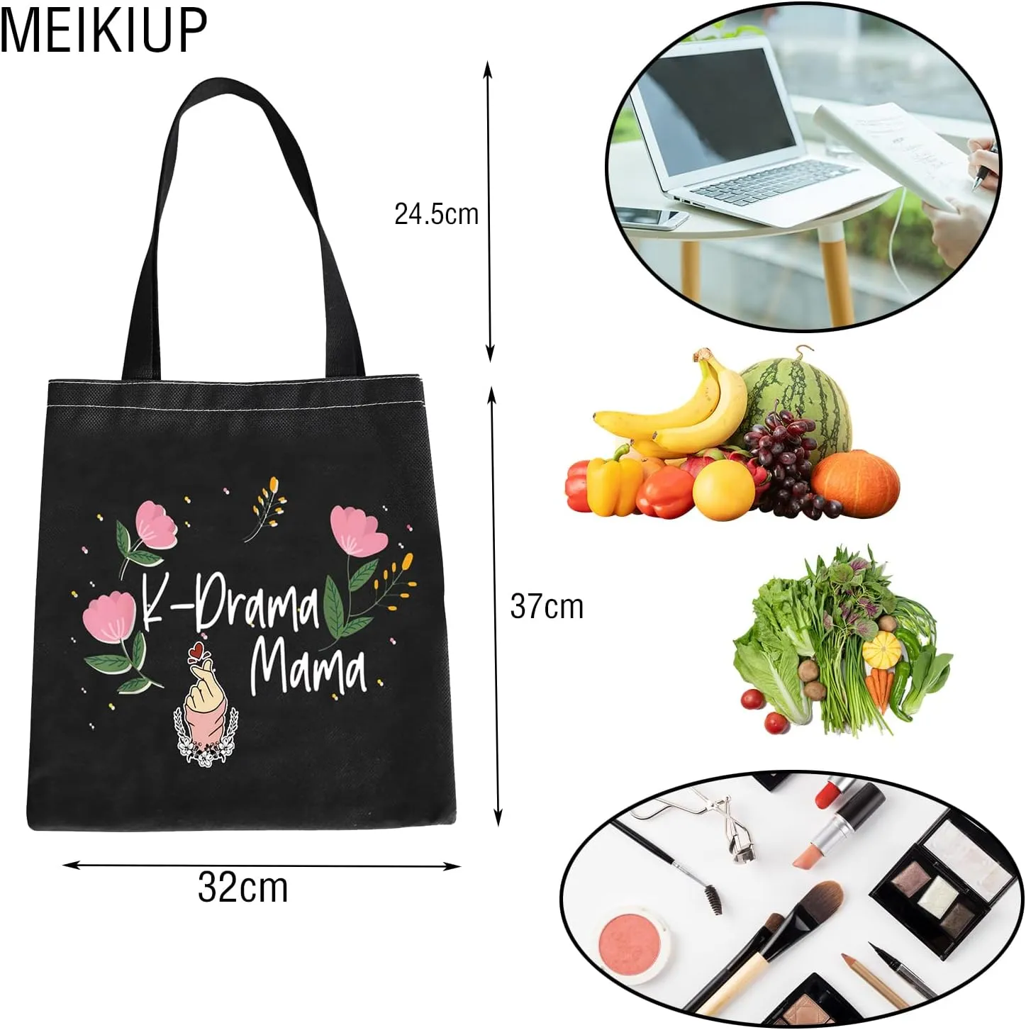 MEIKIUP K-Drama Mama Cosmetic Bag K-pop Merchandise Korean Drama Gift Korean Drama Fan Gift K-Drama Makeup Bag