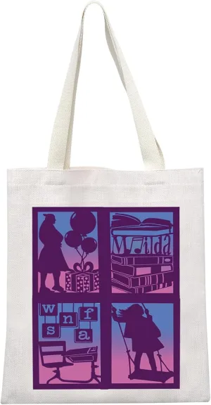 MEIKIUP Musical Inspired Shoulder Bag Television Gift Musical Theater Lover Tote Bag Comedy Show Gifts for Theatre Fans (Musical Ma TB)