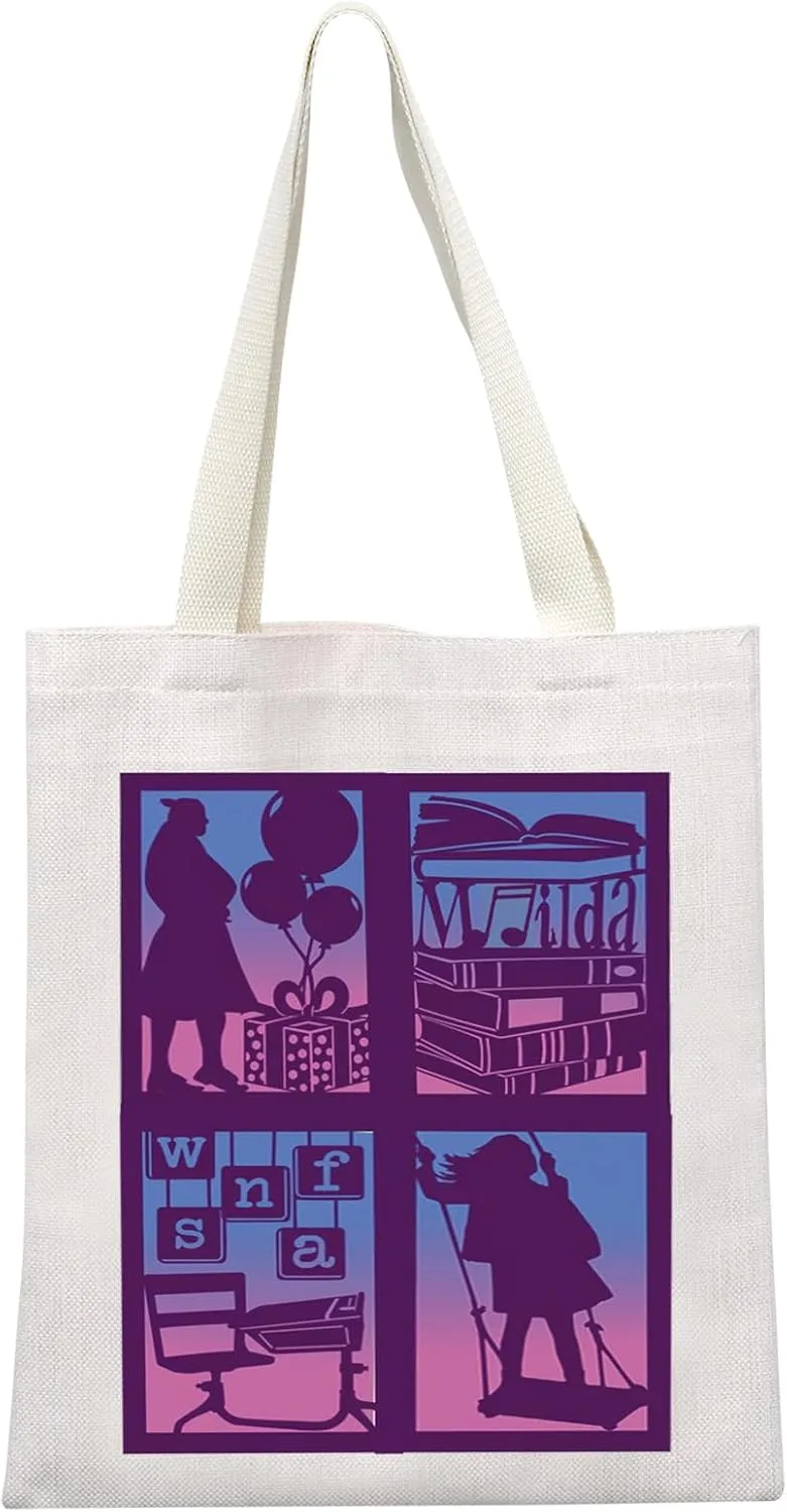MEIKIUP Musical Inspired Shoulder Bag Television Gift Musical Theater Lover Tote Bag Comedy Show Gifts for Theatre Fans (Musical Ma TB)