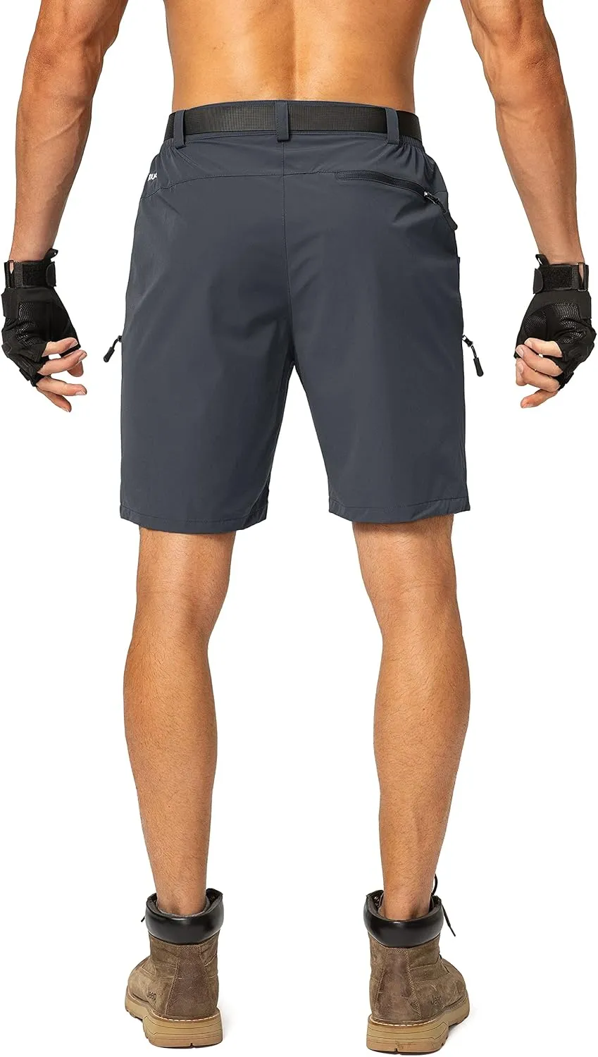 Men's Hiking Cargo Shorts Stretch Quick Dry Outdoor Tactical Shorts for Men with Multi Pocket for Fishing Casual