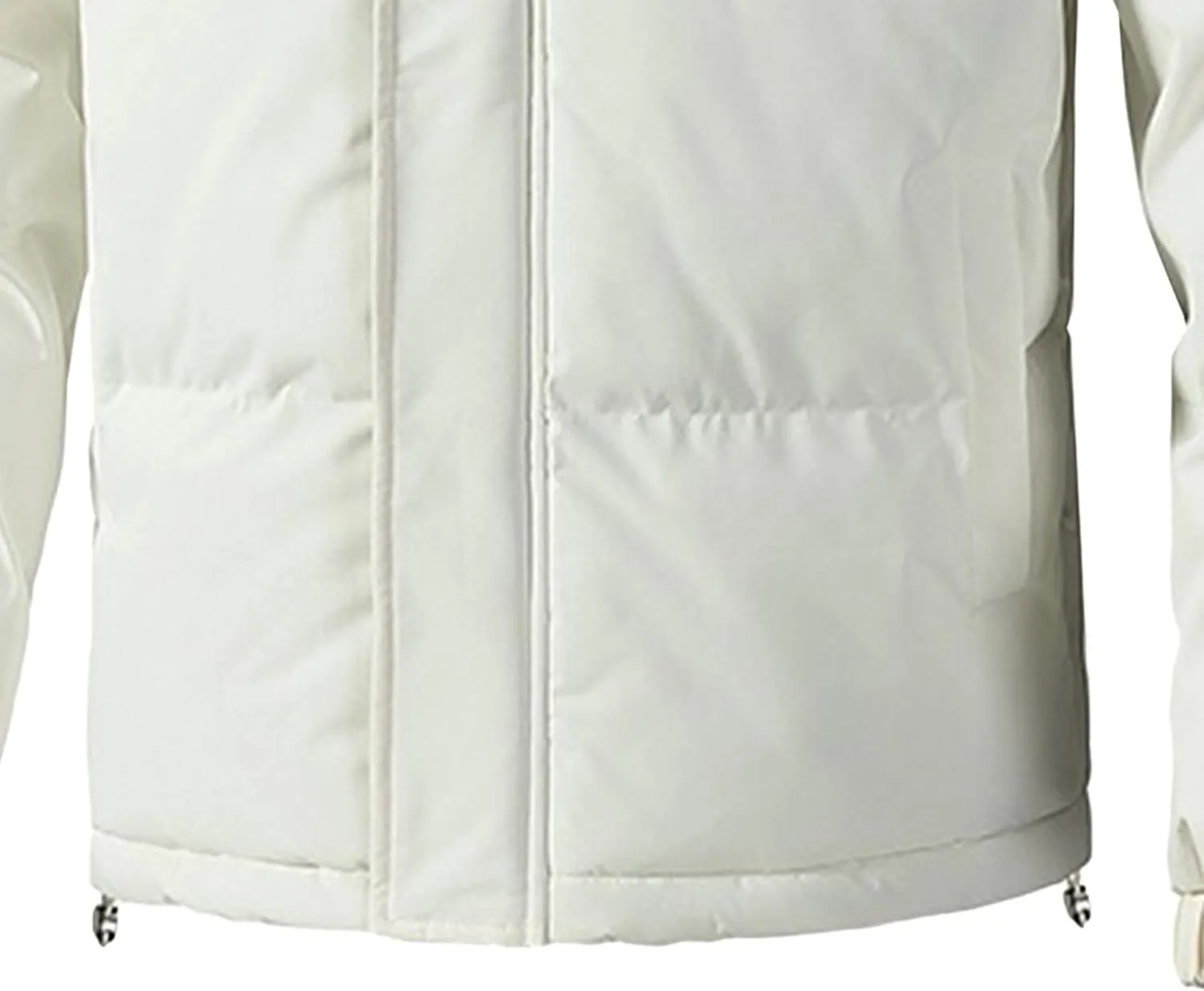 Mens Hooded Warm Quilted Jacket Winter Coat Insulated Puffer Jacket Water-Repellent Windproof Parkas Outerwear