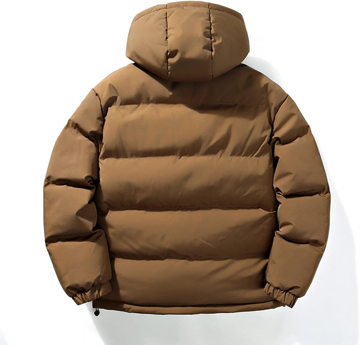 Men's Puffer Jacket Lightweight Warm Winter Coats Water Repellent Windproof Insulated Jacket Zipper Soft Outwear