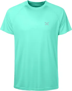 Mens Short Sleeve Outdoor Performance T-Shirt Quick Dry Crew UPF 50  Athletic Running Workout Fishing Top Shirts