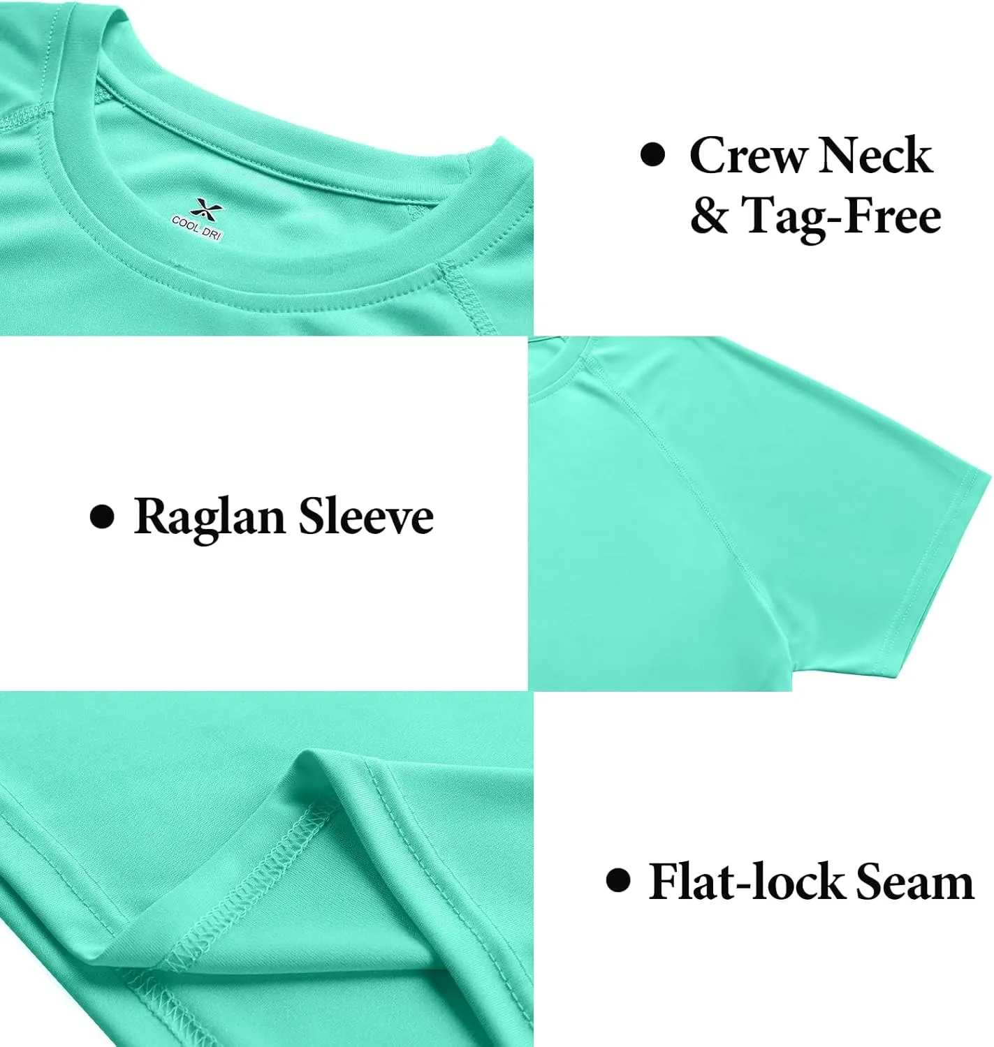 Mens Short Sleeve Outdoor Performance T-Shirt Quick Dry Crew UPF 50  Athletic Running Workout Fishing Top Shirts