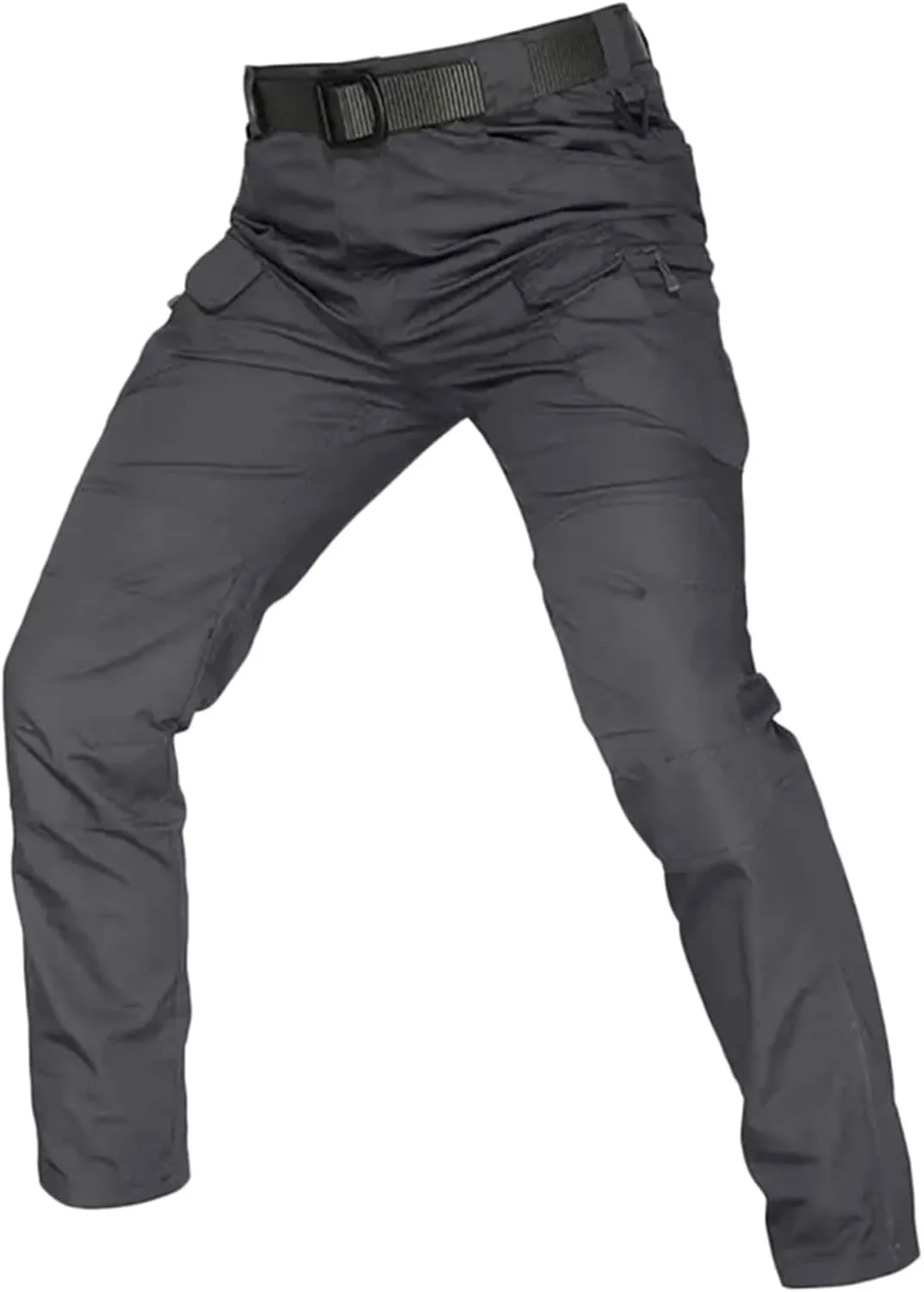 Men's Tactical Hiking Work Trousers,Water Repellent Ripstop Cargo Pants,Lightweight Outdoor Walking Camping Trousers