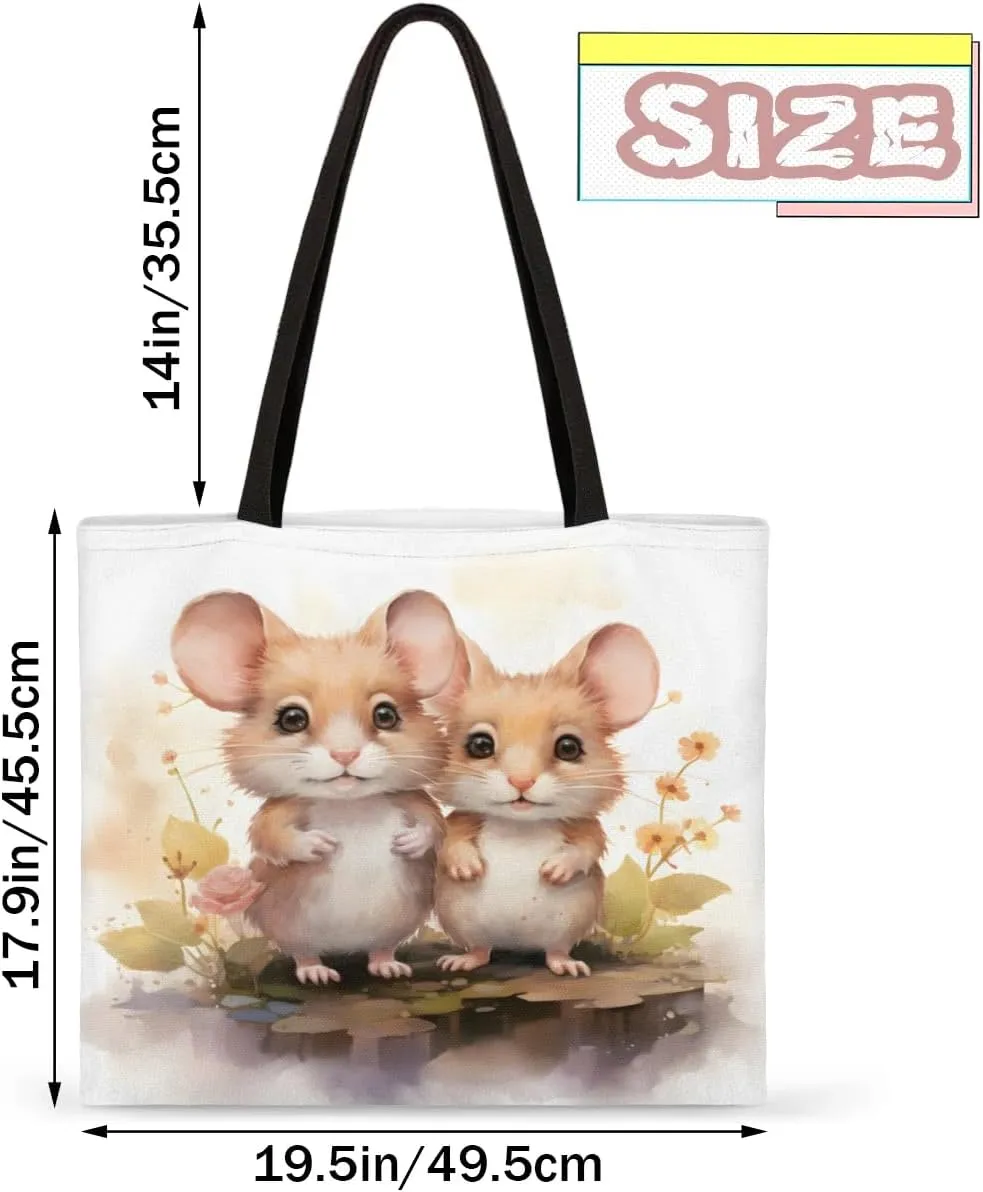 Merry Christmas Canvas Tote Bag for Women Men Stylish Tote Handbag Shoulder Bag Reusable Grocery Bag