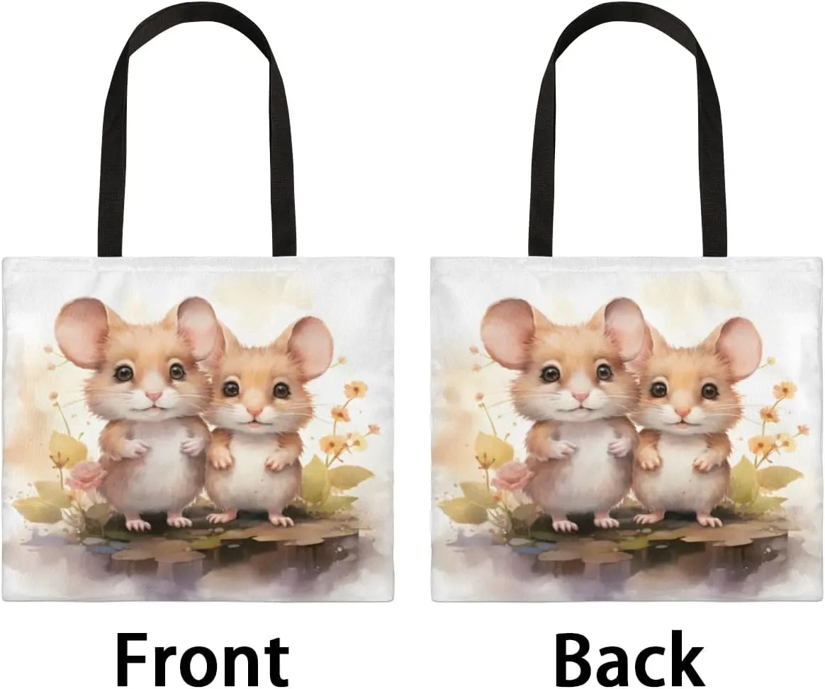 Merry Christmas Canvas Tote Bag for Women Men Stylish Tote Handbag Shoulder Bag Reusable Grocery Bag