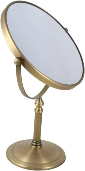 MERRYHAPY 1pc Double-Sided Makeup Mirror Vanity Mirror for Home Use Reflection Frame - Base for -ups for Quick Cosmetic Applications